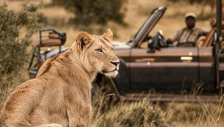 A herd of Elephants drinking water in Serengeti African Safaris - Tanzania
